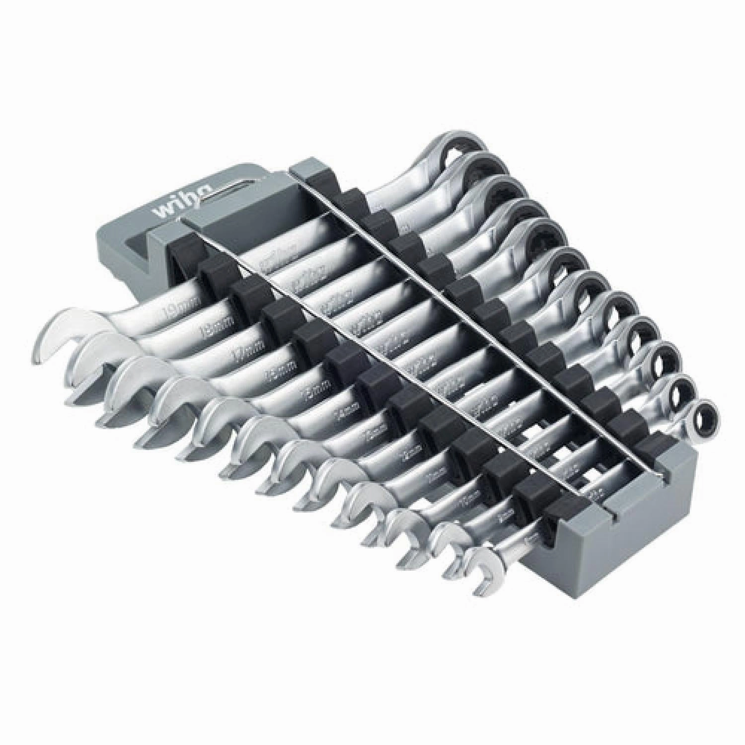 Wiha Tools 30391 12 Piece Combination Ratchet Wrench Set - Metric