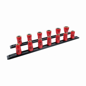 Wiha Tools 31596 13 Piece Insulated Socket Set 3/8" Drive - SAE