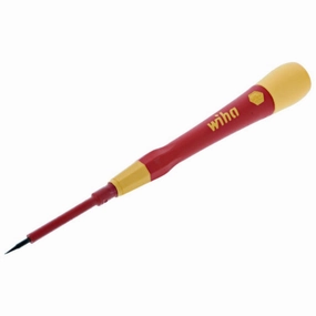 Wiha Tools 32001 Insulated PicoFinish Precision Slotted Screwdriver, 2.0 mm x 40 mm