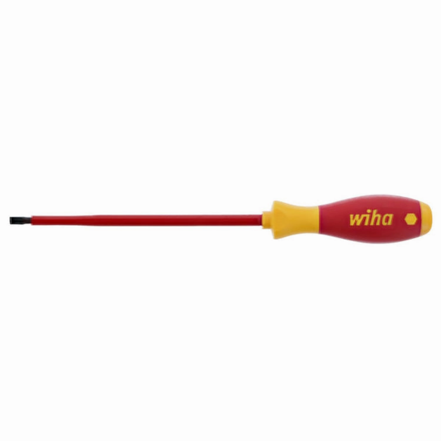 Wiha Tools 32026 Insulated Slotted Screwdriver, 5.5 mm x 175 mm