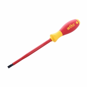 Wiha Tools 32039 Insulated Slotted Screwdriver, 6.5 mm x 150 mm