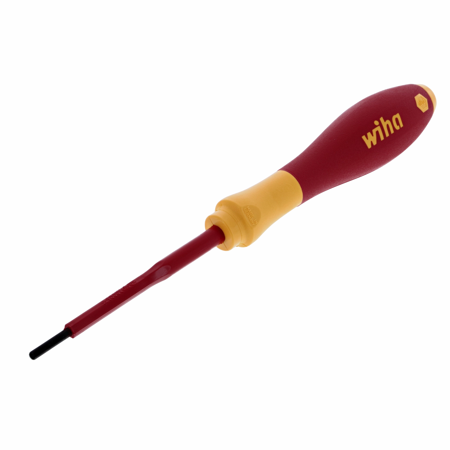 Wiha Tools 32300 Insulated Hex Metric Screwdriver, 2.5 mm x 75 mm