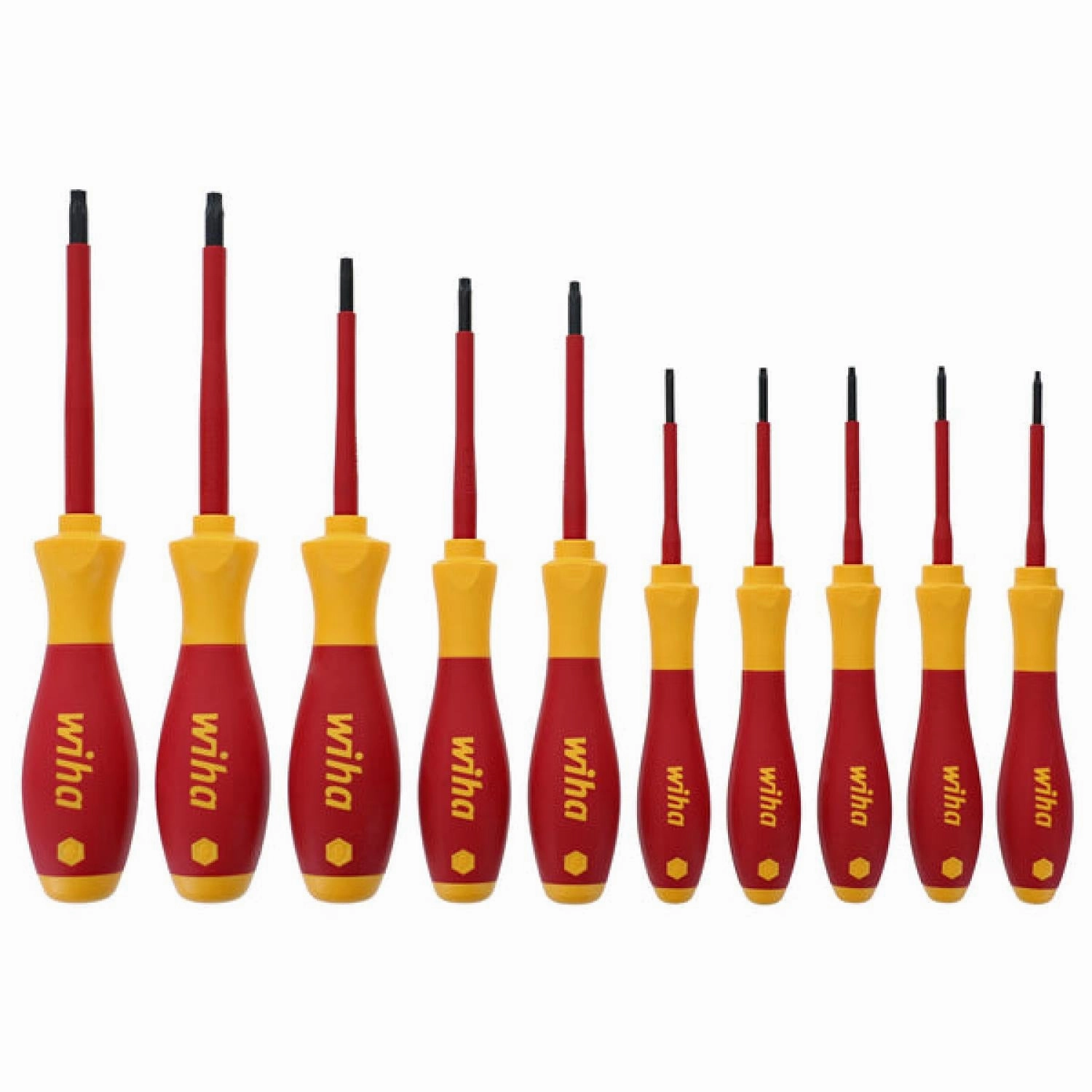 Wiha Tools 32592 Insulated TORX Screwdriver Set, 10 Pc.