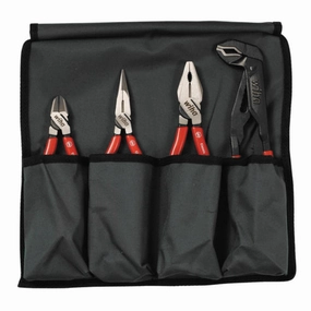 Wiha Tools 32601 4 Piece Vinyl Grip Pliers/Cutters Pouch Set