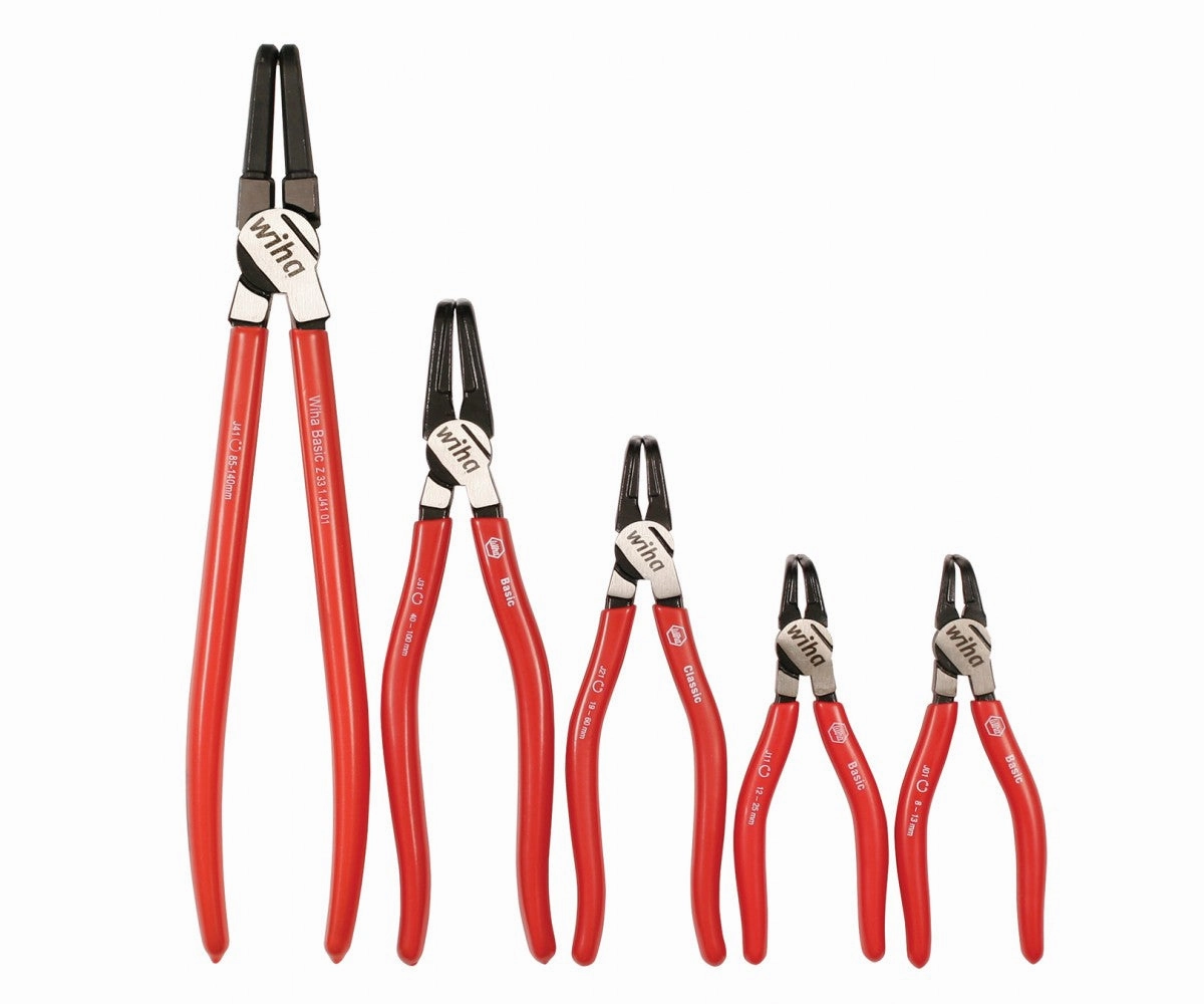 Wiha Tools 32627 90 Angle Internal Ring Pliers Set, 5 Pc.
