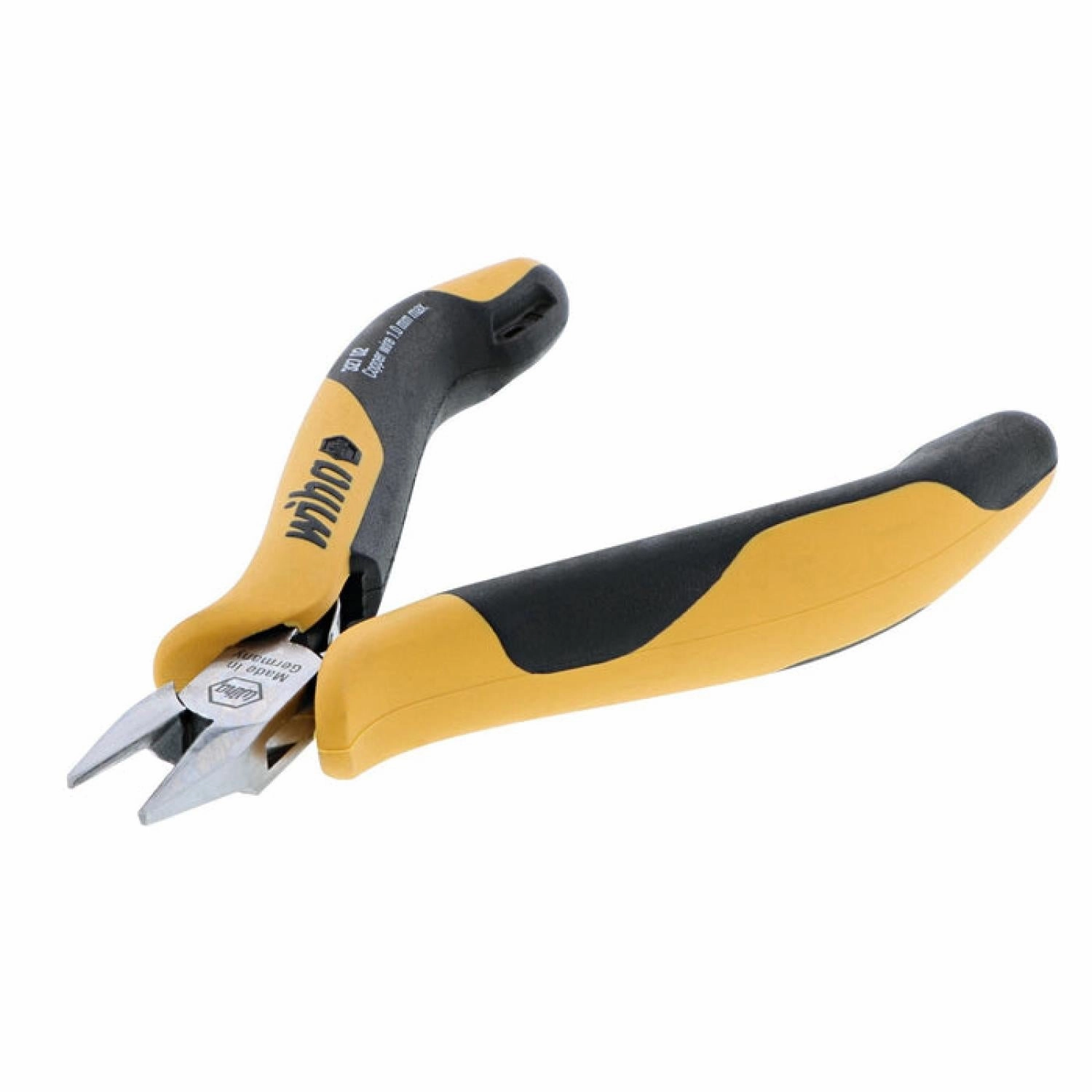 Wiha Tools 32702 Small Tapered Head w/ Hollow Ground Back Semi Flush ESD Precision Cutters