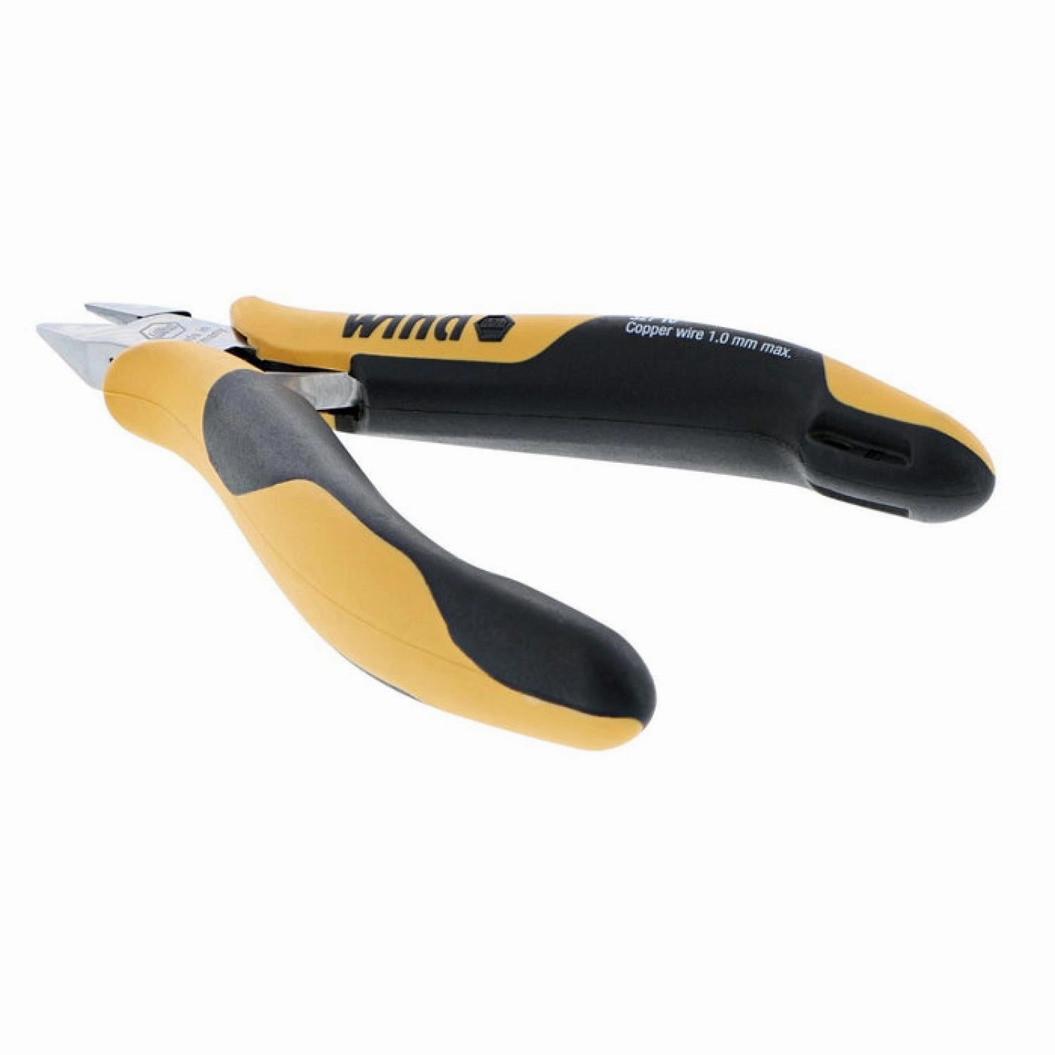 Wiha Tools 32710 Wide Tapered Head Full Flush ESD Precision Cutters
