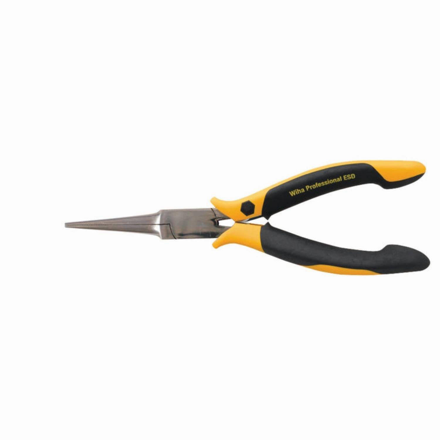 Wiha Tools 32746 Long Needle Nose Serrated ESD Safe Pliers