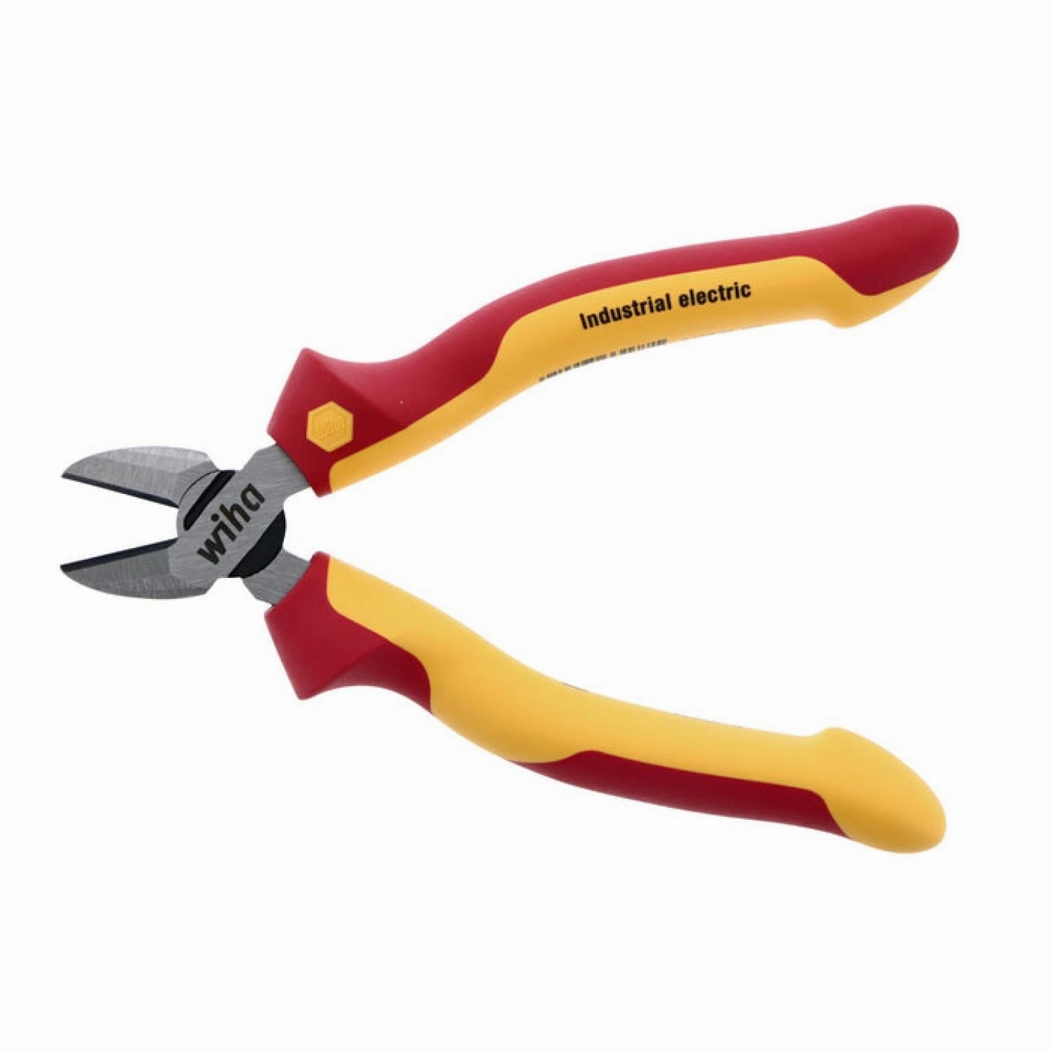 Wiha Tools 32933 Insulated Industrial Diagonal Cutters 6.3 Inch