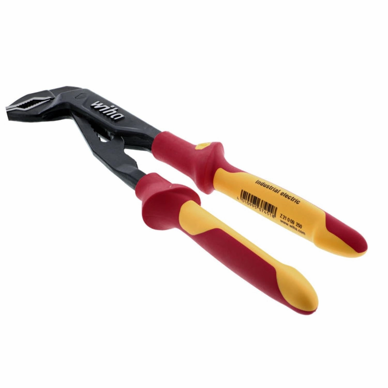 Wiha Tools 32954 Insulated V-Jaw Tongue and Groove Pliers 10 Inch
