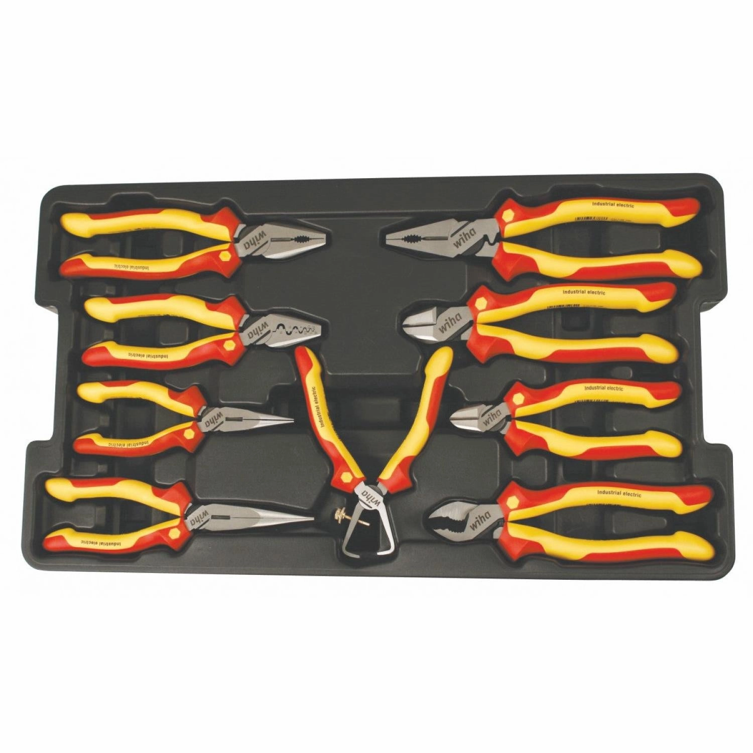 Wiha Tools 32999 9 Piece Insulated Pliers-Cutters Set