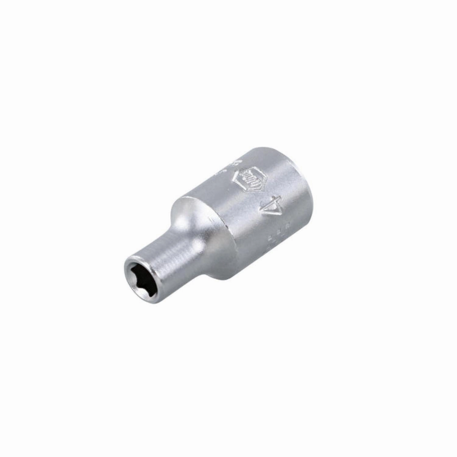 Wiha Tools 33316 6 Point - 1/4 Inch Drive Socket - 4.0mm x 25mm
