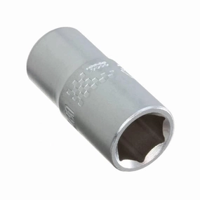 Wiha Tools 33321 6 Point - 1/4 Inch Drive Socket - 8.0mm x 25mm