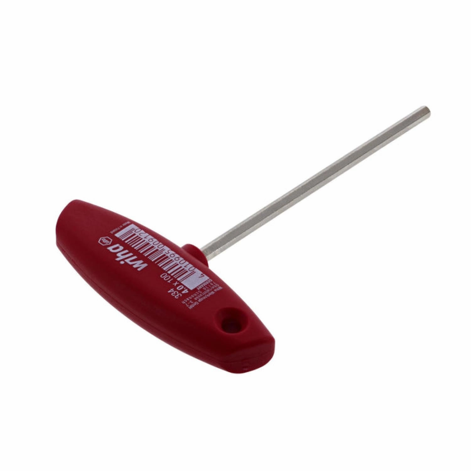 Wiha Tools 33406 Classic Grip Hex Metric T-Handle 4.0 mm