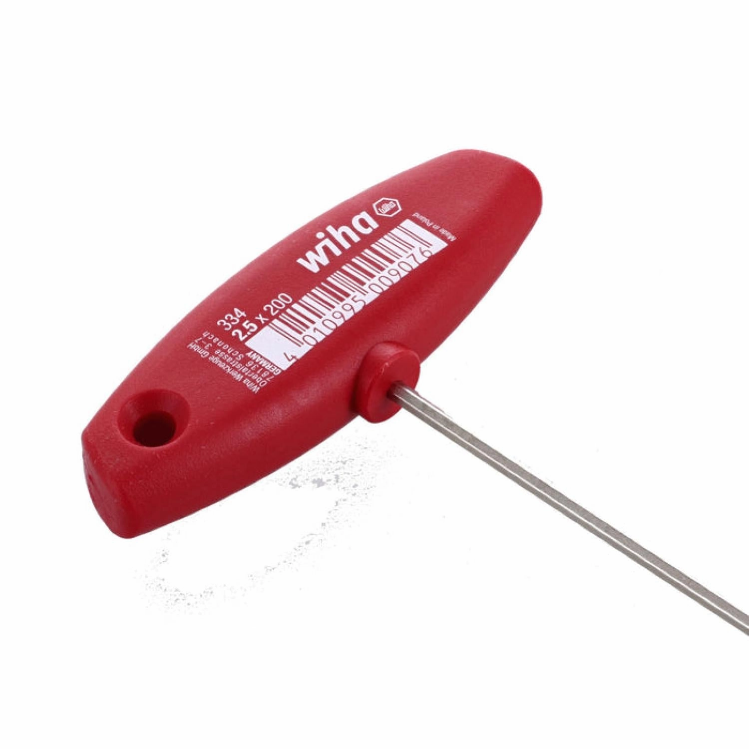 Wiha Tools 33437 Classic Grip Hex T-Handle 2.5mm x 200mm
