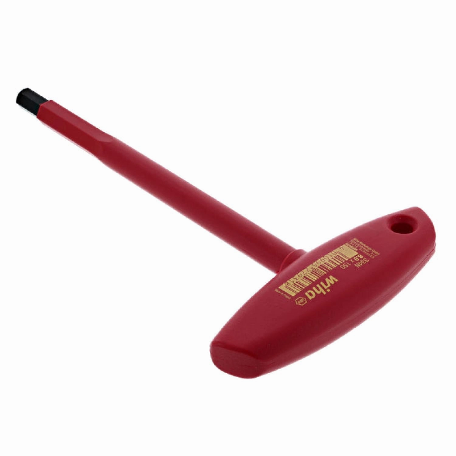 Wiha Tools 33447 Insulated Hex T-handle 8mm x 150mm