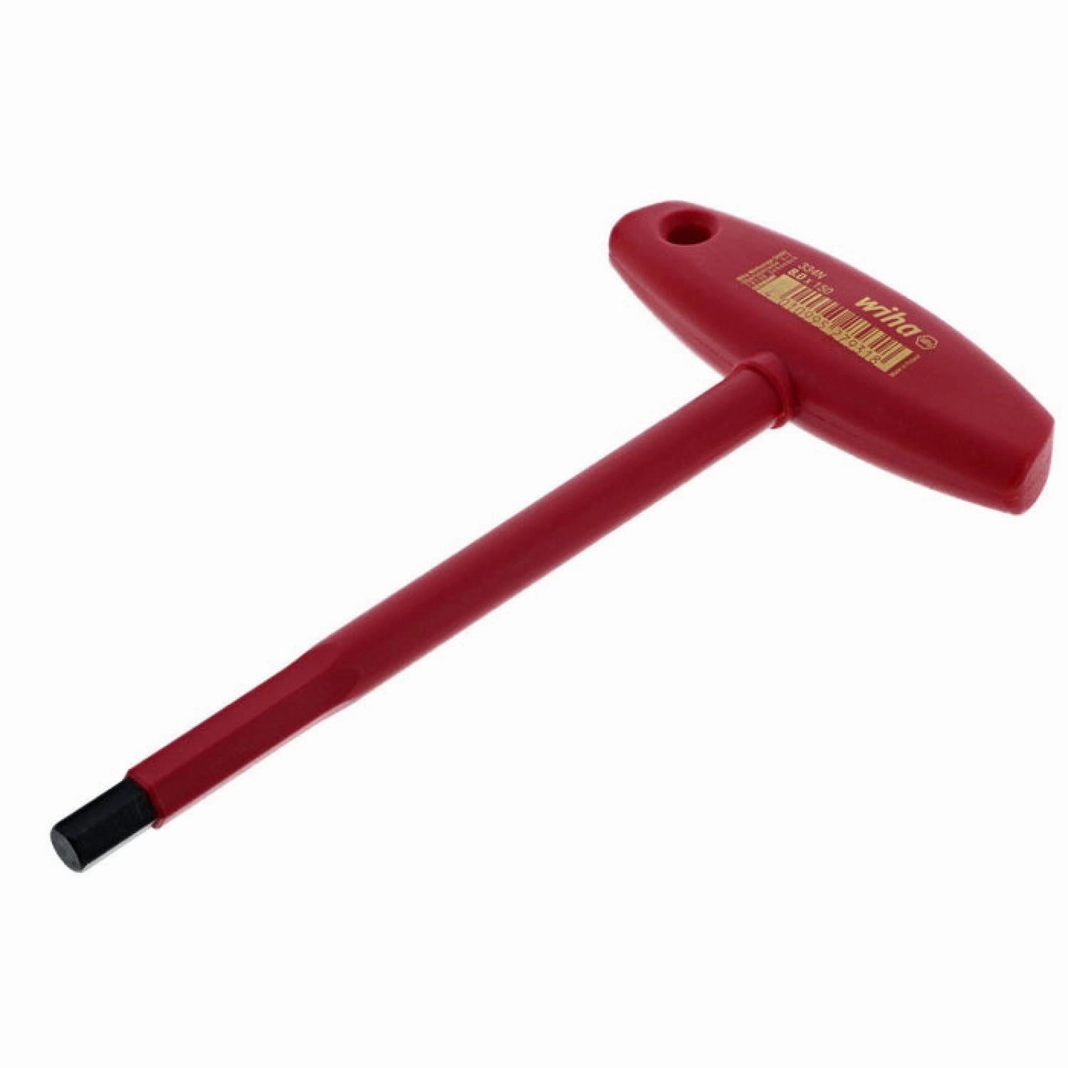 Wiha Tools 33447 Insulated Hex T-handle 8mm x 150mm
