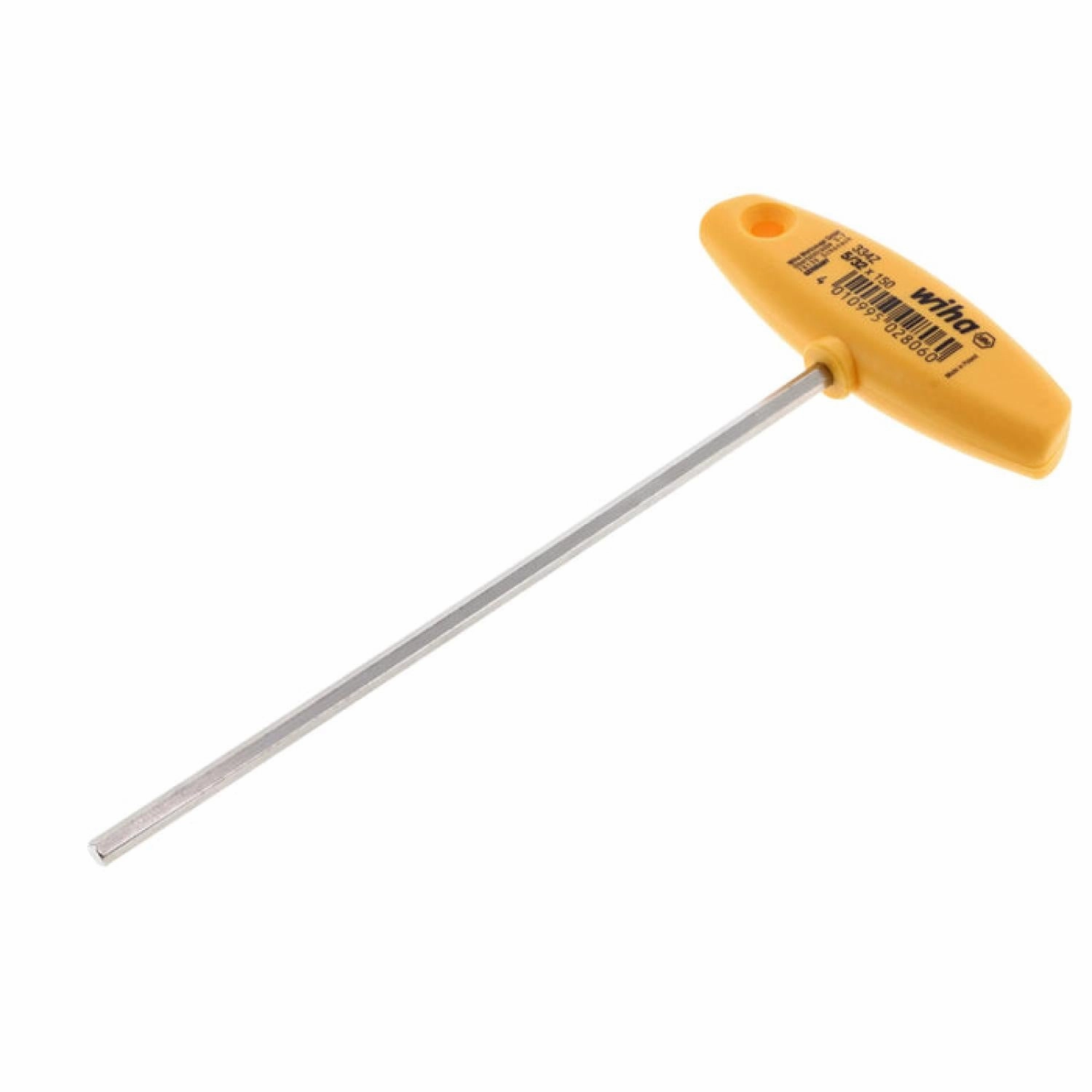 Wiha Tools 33465 Classic Grip Hex SAE T-Handle 5/32" x 150 mm