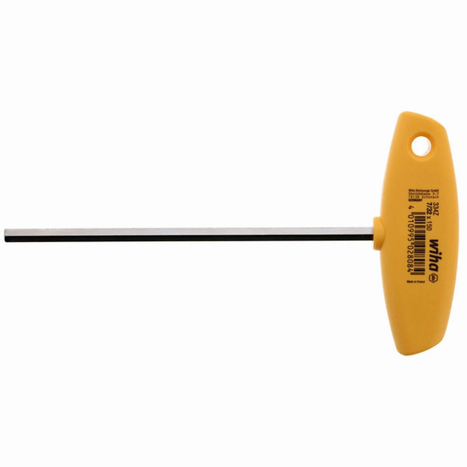 Wiha Tools 33470 7/32 Inch x 5.9 Inch Hex T-handle