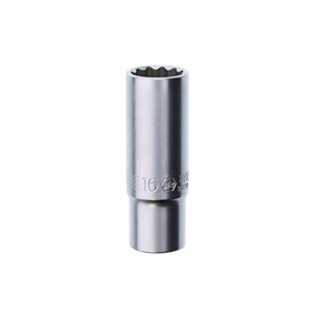 Wiha Tools 33759 12 Point - 3/8" Drive Deep Socket 16.0 mm