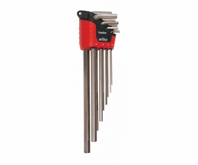 Wiha Tools 35297 Hex Long Arm L-Key Nickel Metric 9 Piece Set