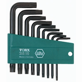 Wiha Tools 36393 Security TORX L-Key Set, 9 Piece