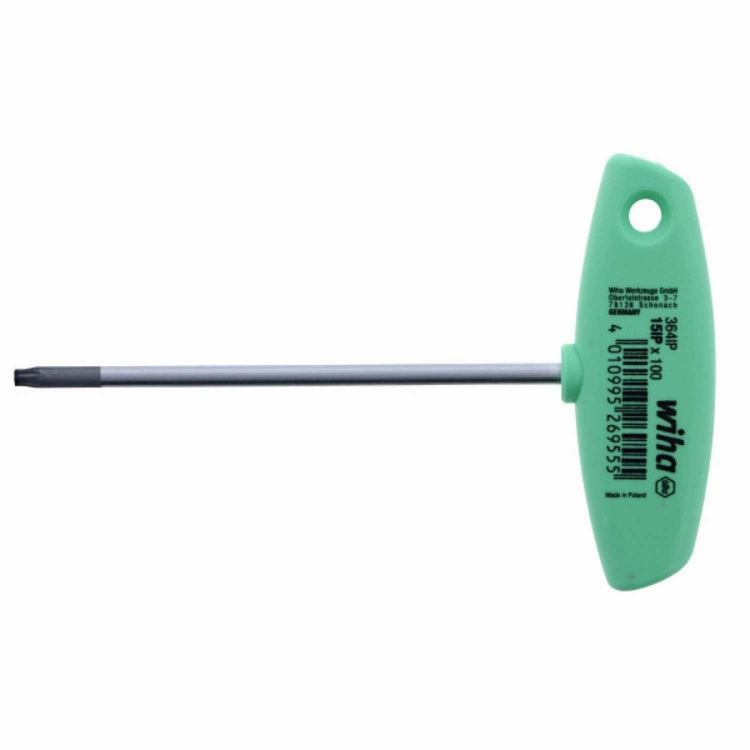 Wiha Tools 36466 TORX Plus T-Handle, IP15 x 100 mm