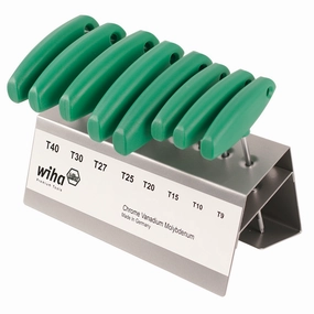 Wiha Tools 36494 8 Piece TORX T-handle Metal Stand Set