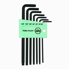 Wiha Tools 36690 TORX Plus L-Key Long Arm Set, 7 Piece