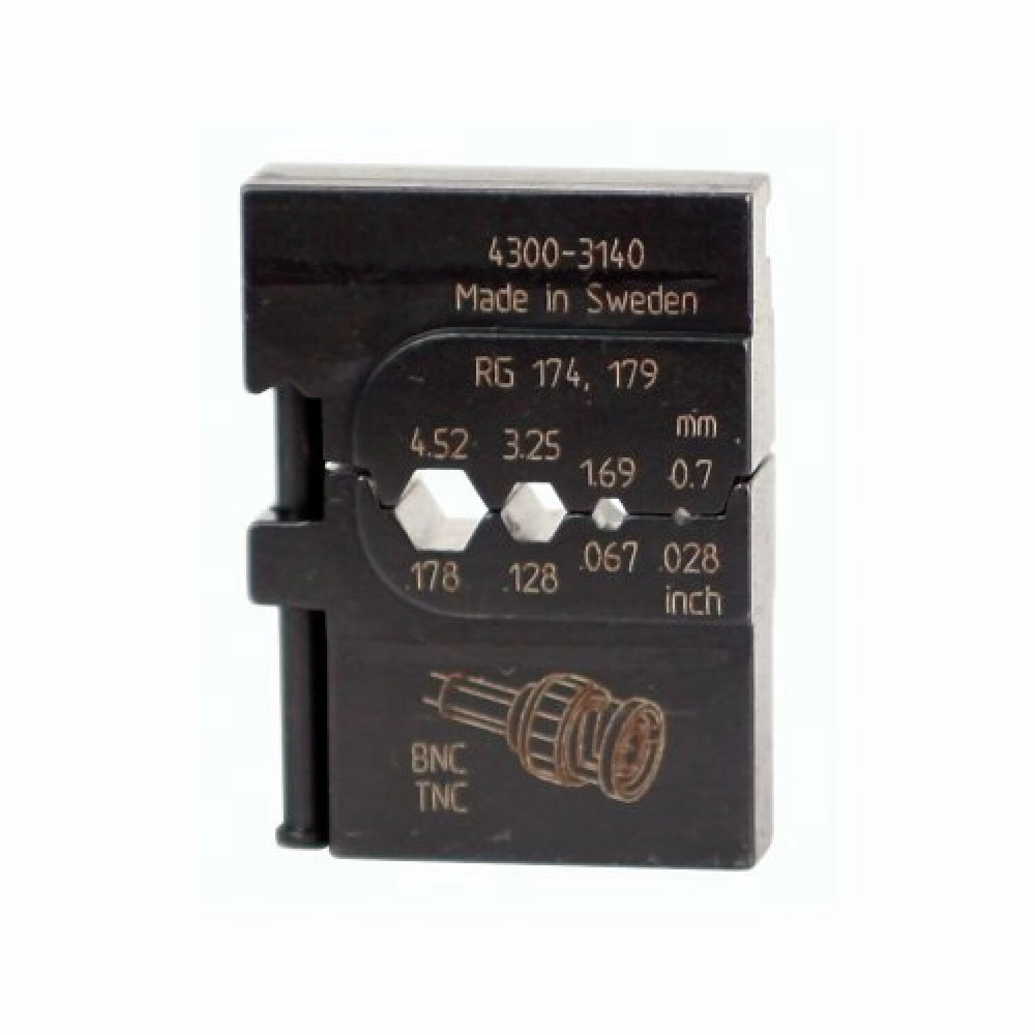 Wiha Tools 43140 PortaCrimp Die Set For Coaxial Network and Communications