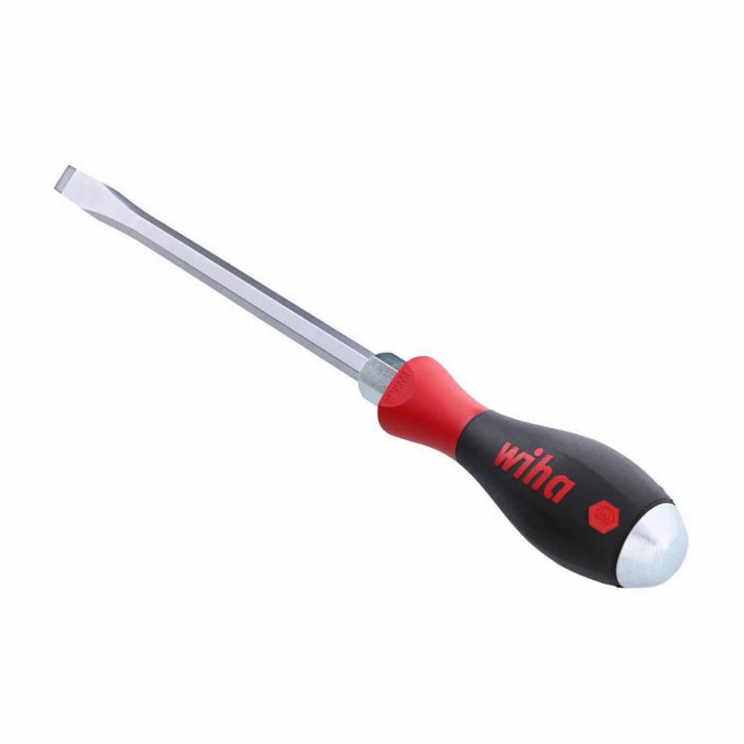 Wiha Tools 53040 SoftFinish Extra Heavy Duty Slotted Screwdriver 12mm x 200mm