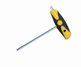 Wiha Tools 54010 9/64" Soft Grip Ball End Hex SAE Dual Drive T-Handle