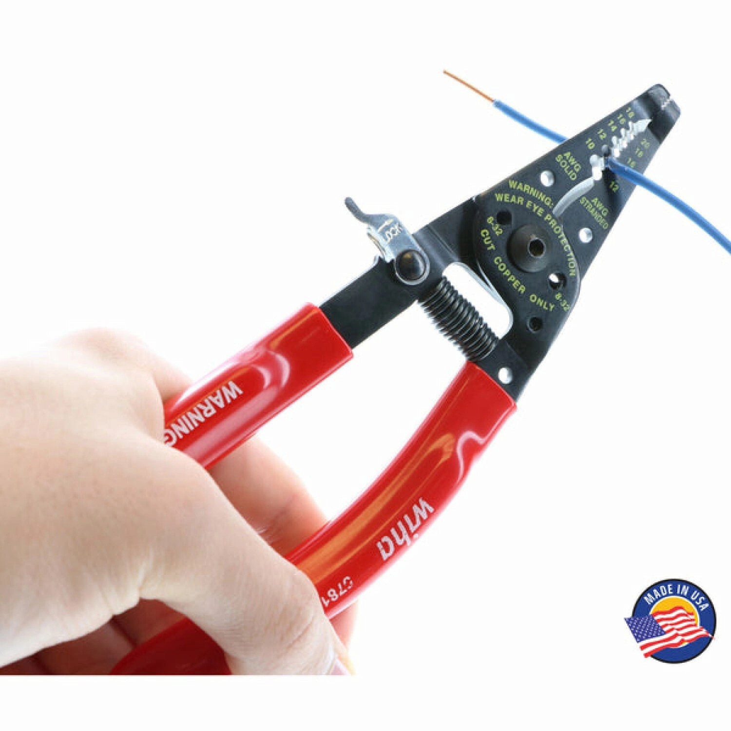 Wiha Tools 57810 Wire Stripping Pliers 7.25 Inch