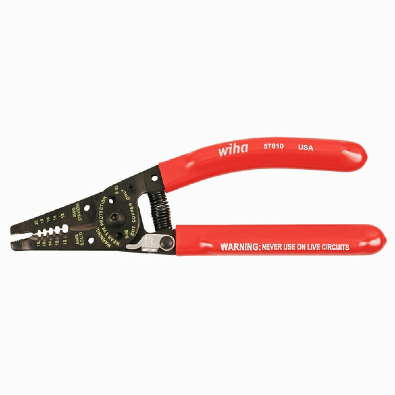 Wiha Tools 57810 Wire Stripping Pliers 7.25 Inch