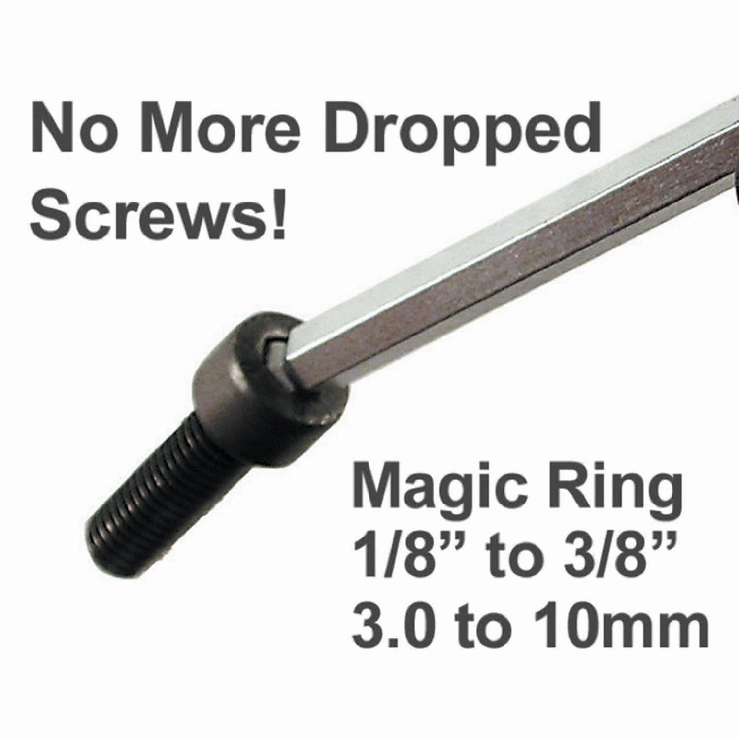 Wiha Tools 66992 MagicRing Ball End Hex L-Key Set In Holders, Inch and Metric, 22 Piece