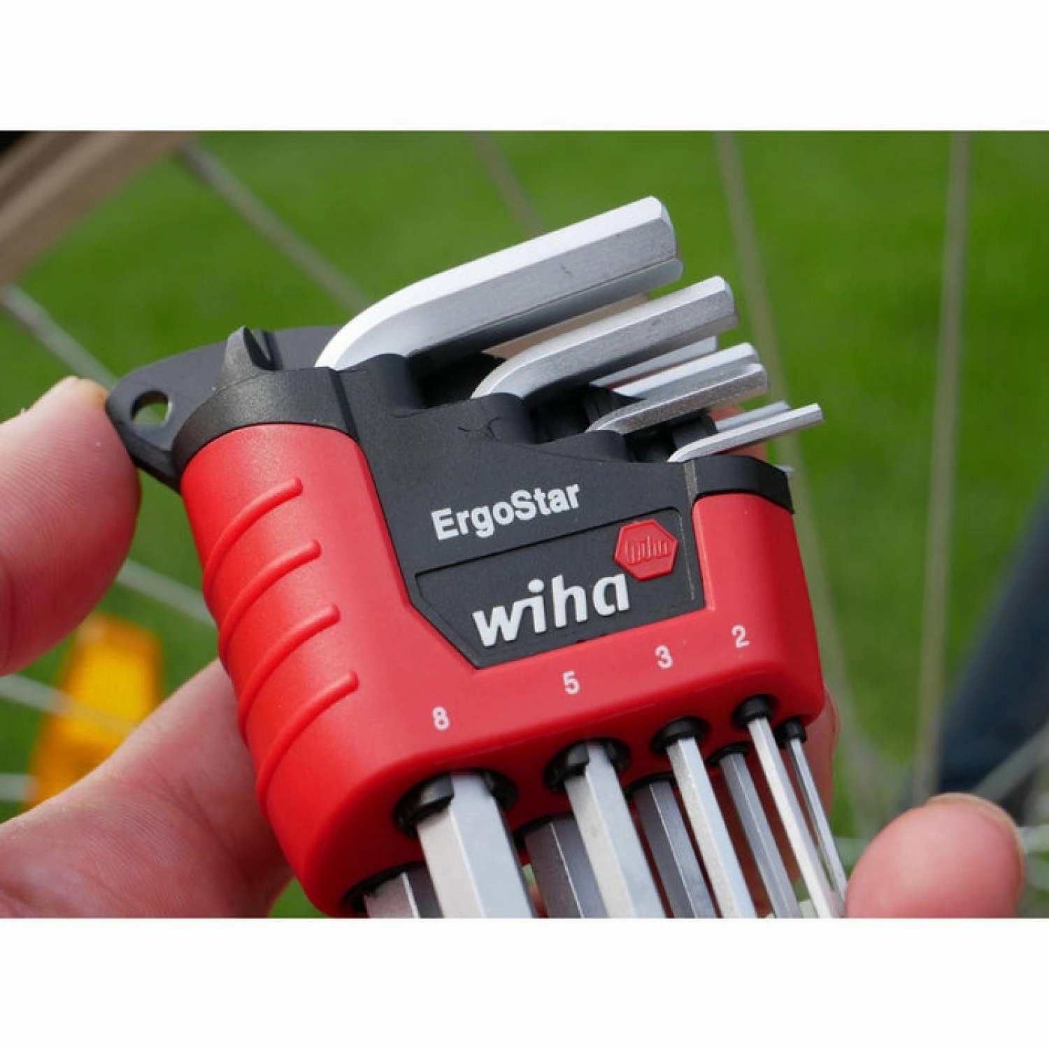 Wiha Tools 66992 MagicRing Ball End Hex L-Key Set In Holders, Inch and Metric, 22 Piece