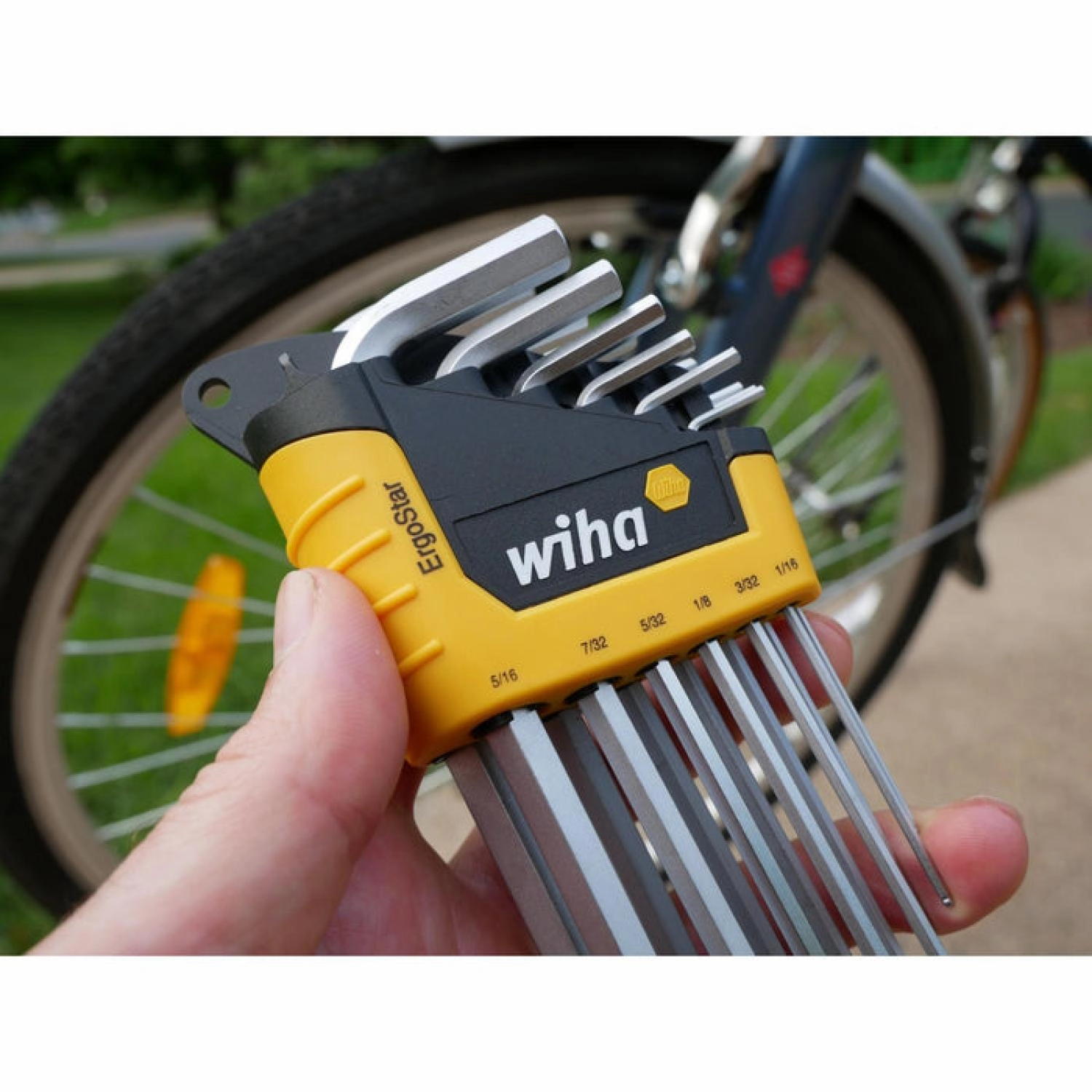 Wiha Tools 66992 MagicRing Ball End Hex L-Key Set In Holders, Inch and Metric, 22 Piece