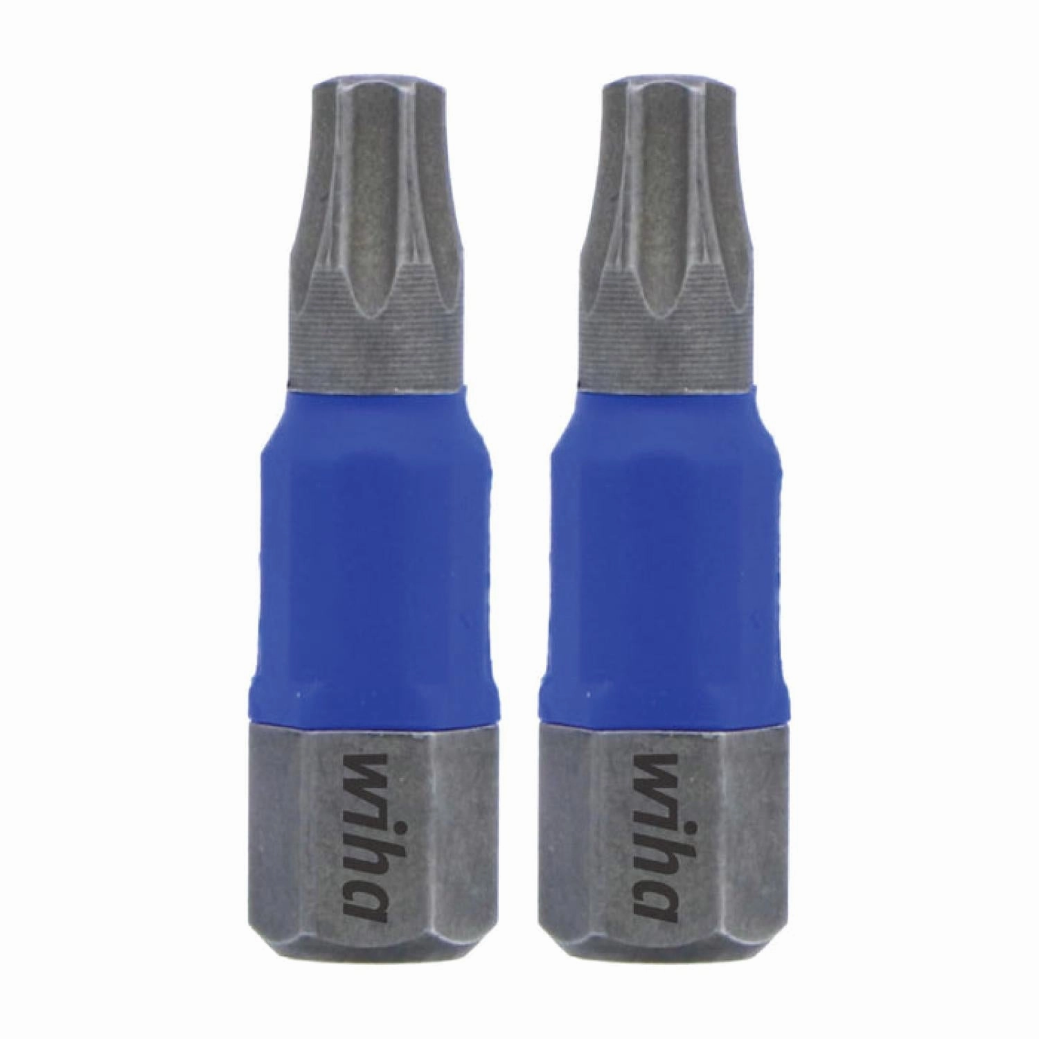 Wiha Tools 70020 TerminatorBlue Impact Bit TORX T25 - 1 Inch - 2 Pack