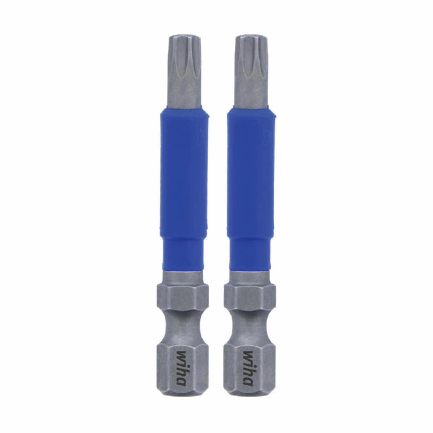 Wiha Tools 70222 TerminatorBlue Impact Bit TORX T30 - 2 Inch - 2 Pack