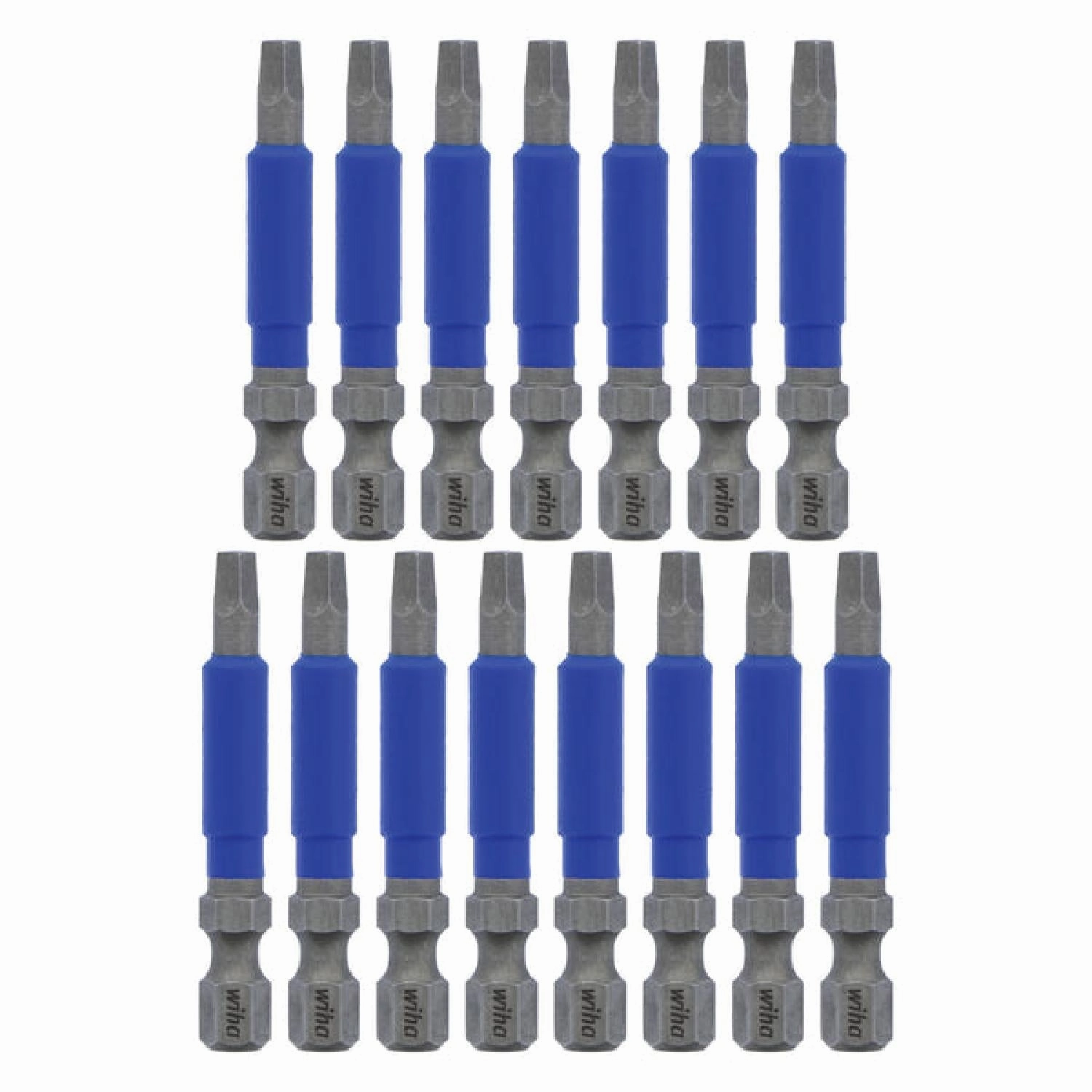 Wiha tools 70265 TerminatorBlue Impact Bit Square 2 - 2 Inch - 15 Pack
