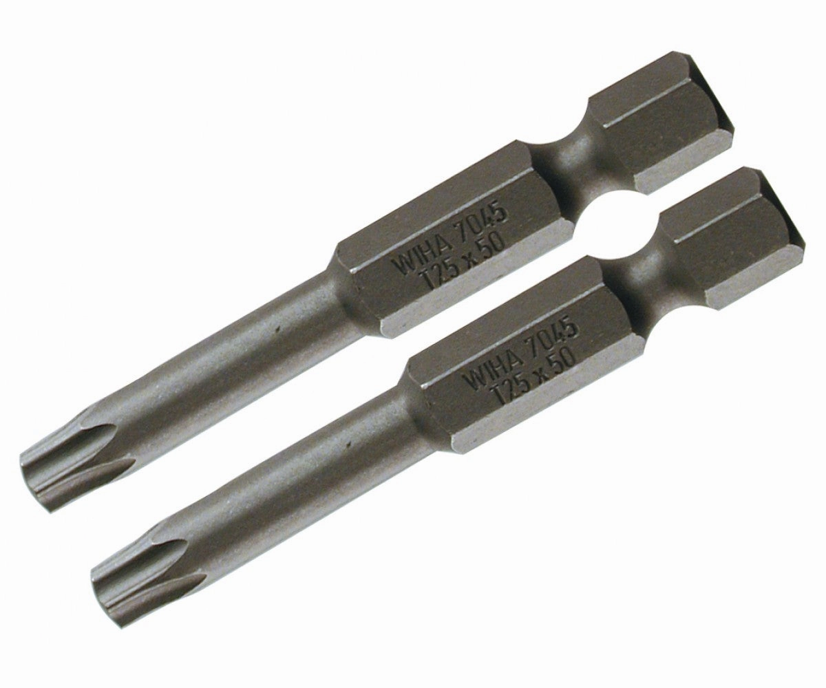 Wiha Tools 70563 T27s x 50mm Security TORX Power Bit, 2 Pack