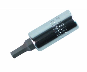 Wiha Tools 71374 Hex Inch Bit Socket, 1/4" Square Drive, 7/64"