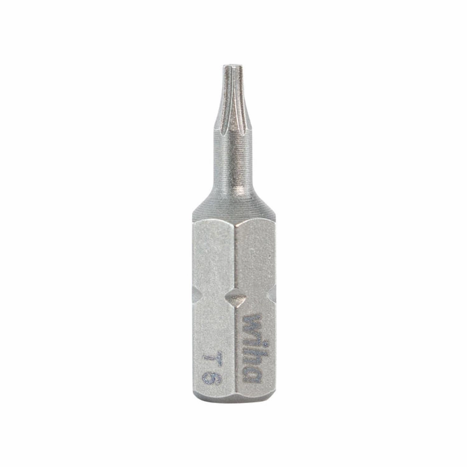 Wiha Tools 71506 T6 x 38mm TORX Insert Bit, 10 Pack