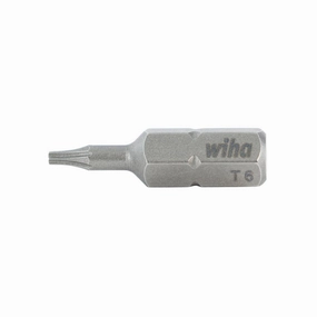 Wiha Tools 71506 T6 x 38mm TORX Insert Bit, 10 Pack