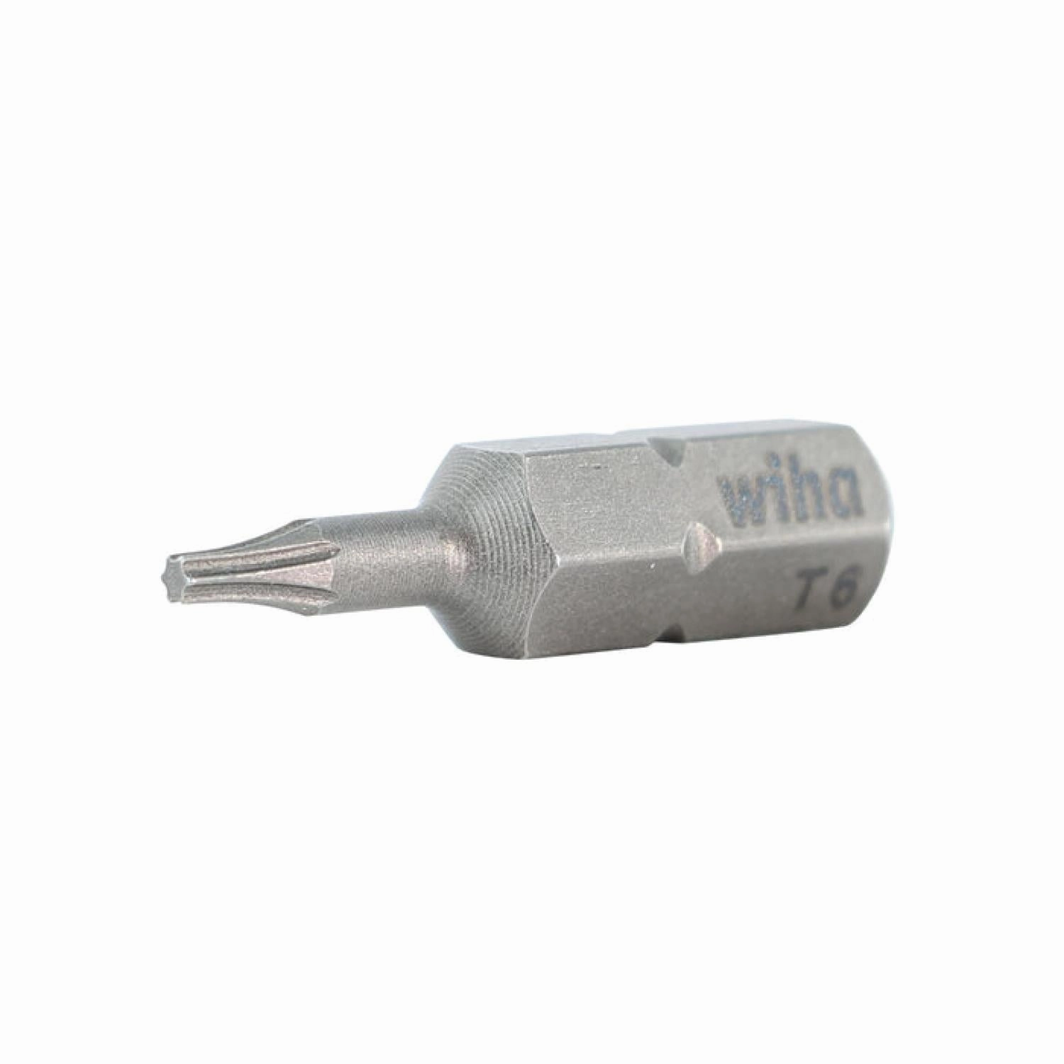 Wiha Tools 71506 T6 x 38mm TORX Insert Bit, 10 Pack