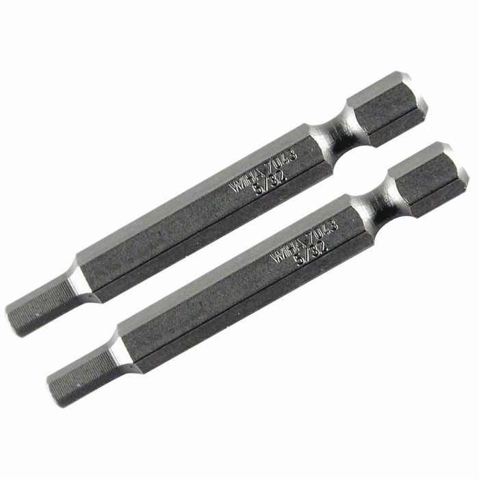 Wiha Tools 73929 Hex Metric Power Bit, 2.5 mm x 70 mm, 2 Pk.