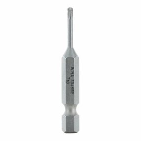 Wiha Tools 74526 TORX Ball End Power Bit, T10 x 50 mm, 10 Pk.