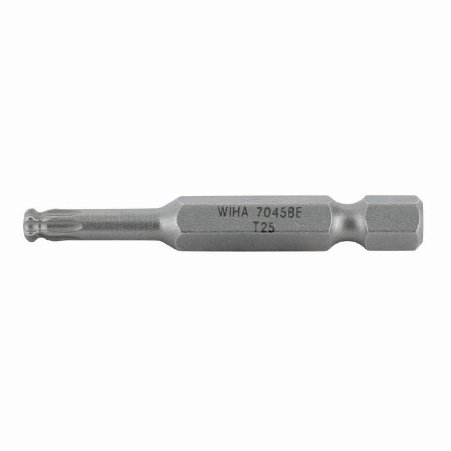Wiha Tools 74534 TORX Ball End Power Bit, T25 x 50 mm, 10 Pk.