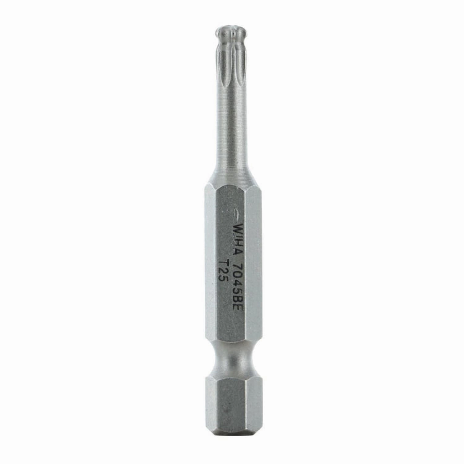 Wiha Tools 74534 TORX Ball End Power Bit, T25 x 50 mm, 10 Pk.