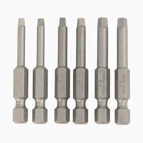 Wiha Tools 74895 Square Power Bit Set, 6 Pc.